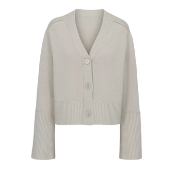 DOROTHEE SCHUMACHER Sweaters - dorothee schumacher modern statements cardigan softened green